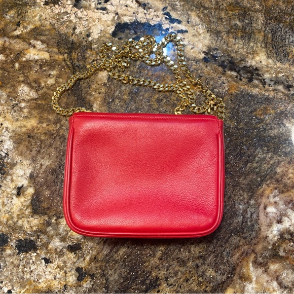 Vintage Paloma Picasso Scarlet Crossbody Bag with Gold Accent - Picture 2 of 10